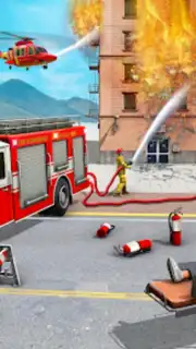 Rescue Fire Truck Simulator 3D скриншот 5