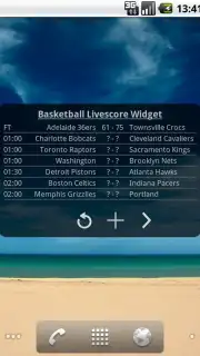 Basketball Livescore Widget скриншот 14