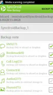 SyncDroid скриншот 1