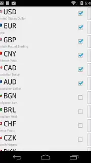 Daily Currency Rates скриншот 6