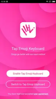 Tap Emoji Keyboard скриншот 4