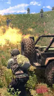 Commando Mission Offline games скриншот 1