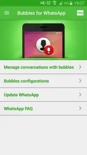 Bubbles for WhatsApp скриншот 1