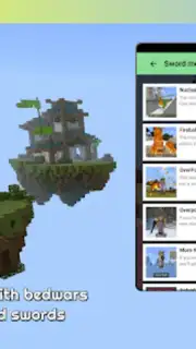 bedwars map for minecraft pe скриншот 3