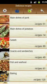 Delicious recipes скриншот 3