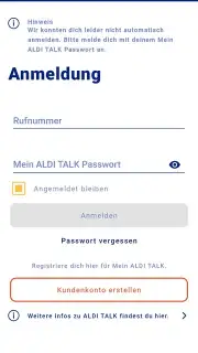 ALDI TALK скриншот 2