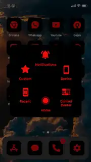 Wow Red Black Theme, Icon Pack скриншот 2