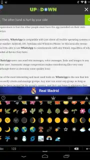 Real Madrid Official Keyboard скриншот 5