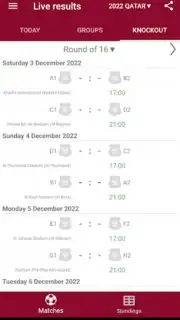 Live Scores for World Cup 2022 скриншот 6