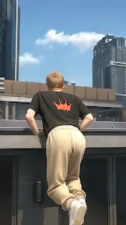 Only Going Up Parkour Rooftop скриншот 2