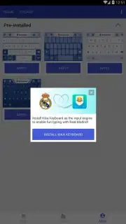 Real Madrid Kika Keyboard скриншот 4
