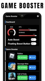 TBOOST Game Booster & GFX Tool скриншот 4