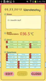 Period Diary Supreme Lite скриншот 3