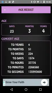 Age Calculator offline pro скриншот 3