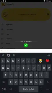 Facemoji Keyboard Lite скриншот 4