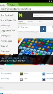 Dolphin Browser Mini скриншот 2