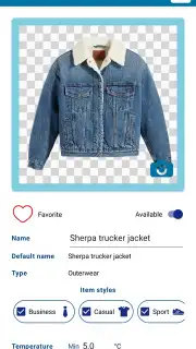 Weather and Wardrobe Assistant скриншот 6