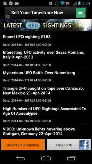 Latest UFO Sightings скриншот 6