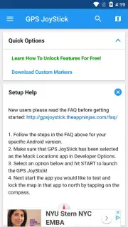 Fake GPS Location - GPS JoyStick скриншот 8