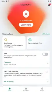 Kaspersky Antivirus & VPN скриншот 1