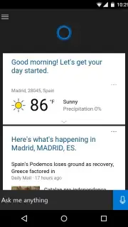 Cortana скриншот 8