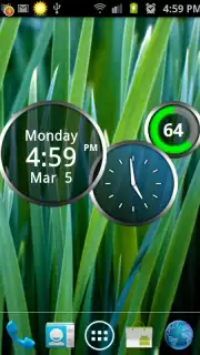 Rings Digital Weather Clock скриншот 4