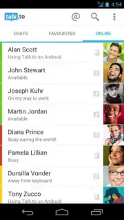 Talk.to - Chat for GTalk & FB скриншот 1