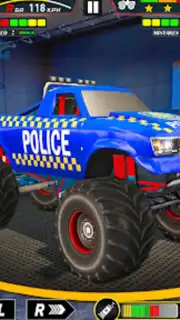 Police Monster Truck Car Games скриншот 3