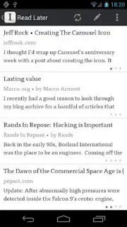 Instapaper скриншот 2