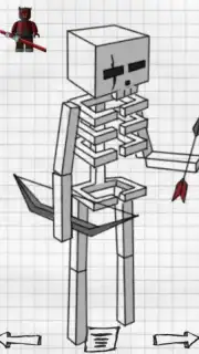 Draw heroes minecraft скриншот 1