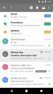 Gmail GO скриншот 2