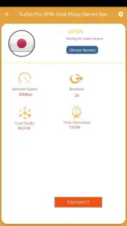 Turbo Pro VPN- Free Proxy Server Secure VPN Servic скриншот 2
