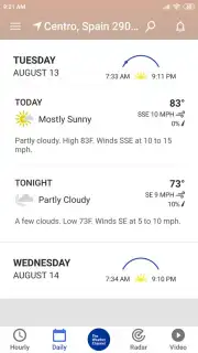 The Weather Channel скриншот 7