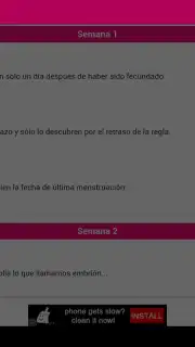 Semanas Embarazo скриншот 9