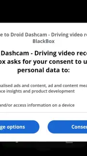 Droid Dashcam - Driving video recorder скриншот 2