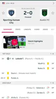 FlashScore скриншот 10