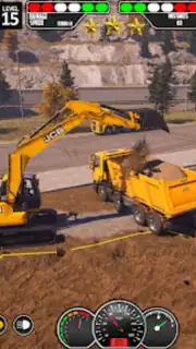 JCB Game Snow Excavator Games скриншот 6